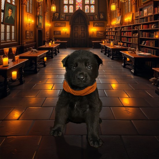 Ginnipup Beastly - Female - Orange Collar