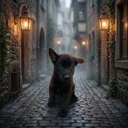 Athos Male Tan Collar